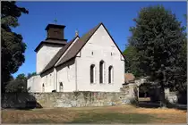 Vamlingbo. Die Kirche stammt zu gro�en Teilen aus dem 13. Jahrhundert. 25.07.2018