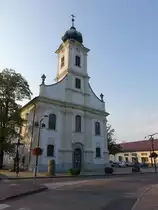 Hatvan, Pfarrkirche St. Adalbert, erbaut von 1751 bis 1755 durch die Architekten Ign�c Oraschek und J�zsef Jung (02.09.2018)