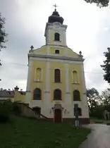Mariabesny�, kath. St. Maria Kirche, erbaut von 1762 bis 1769 durch Graf Antal Grassalkovich (02.09.2018)