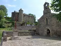 Le Bleymard, Priore Saint Jean und Kirche Saint-Jean du Bleymard, 12. Jahrhundert (31.07.2018)