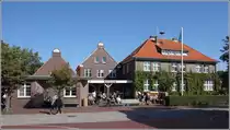 Langeoog. Das Rathaus der Inselgemeinde befindet sich in der Hauptstra�e. 18.09.2018