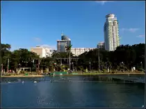 MANILA LA LUNETA RIZAL PARK. GENAU IM HERZEN DER STADT AM N�RDLICHEN ENDE DES REPR�SENTATIVEN ROXAS BOULEVARDS. SEPT. 2018.