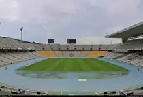 Blick in das Olympiastadion Barcelona (E) (Estadi Ol�mpic Llu�s Companys), im Jahr 1992 Austragungsort der Olympischen Sommerspiele.
[18.9.2018 | 13:42 Uhr]