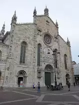 Como, Kathedrale di Santa Maria Assunta, erbaut ab 1396. Die Kuppel wurde in den Jahren 1731 bis 1744 nach Pl�nen von Filippo Juvara errichtet (21.09.2018)