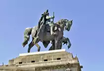 Reiterstandbild von Kaiser Wilhelm I. - 1897 am Deutschen Eck in Koblenz - 12.09.2018