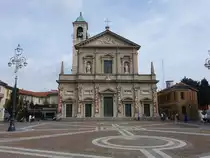 Saronno, Propsteikirche Santi Pietro e Paolo, erbaut bis 1783 durch Giulio Galliori (22.09.2018)
