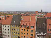 Blick von der N�rnberger Burg auf die Stadt N�rnberg am 03. November 2018

