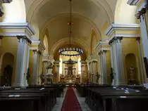 S�toralja�jhely, barocker Innenraum der kath. St. Istvan Kirche (06.09.2018)