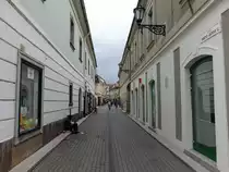 Eger, historische Geb�ude in der Szent Janos Utca (04.09.2018)