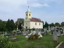 Szarvasgede, katholische Pfarrkirche St. Maria, erbaut im 18. Jahrhundert (03.09.2018)