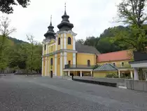 Szentkut, barocke Wallfahrtskirche Maria Himmelfahrt, erbaut bis 1763 von J�nos Alm�ssy (03.09.2018) 