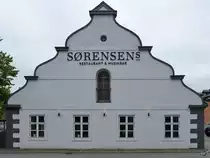 Das Restaurant S�rensen's Anfang Juni 2018 in Aalborg.