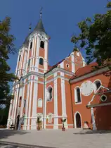 Mariagy�d, barocke Wallfahrtskirche St. Marien, erbaut bis 1739 (31.08.2018)