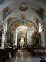 Mariagy�d, barocker Alt�re und gotischer Chor in der Wallfahrtskirche St. Marien (31.08.2018)