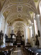 Egervar, barocke Ausstattung in der St. Katalin Kirche (29.08.2018)