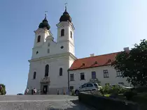 Tihany, Benediktinerabteikirche, erbaut von 1719 bis 1754 (28.08.2018)