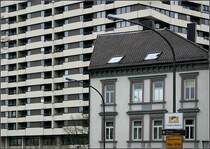 Fassadenkontraste in Neu-Ulm. 15.03.2008 (Matthias)