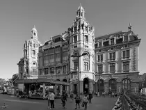 Das Empfangsgeb�ude des Bahnhofes Antwerpen Centraal im Juli 2018.