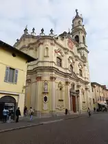 Crema, Pfarrkirche der Hl. Dreifaltigkeit, erbaut von 1737 bis 1740 durch Andrea Nono (30.09.2018)