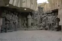 Eine weiteres Figurenrelief im nationalen Museum der Geschichte der Ukraine im Zweiten Weltkrieg.  