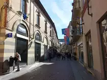 Alba, historische H�user in der Via Vittorio Emanuele (02.10.2018)