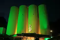 175 Jahre Barre Br�u 
Silo der Brauerei Barre Br�u in L�bbecke  am 16.9.2017