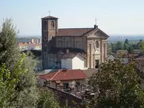 Rivoli, Pfarrkirche St. Martino, erbaut im 13. Jahrhundert (04.10.2018)