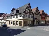 Bad Staffelstein, Touristinfo Ecke Bambergerstra�e  und Bahnhofstra�e (07.04.2018)
