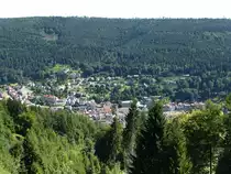 Bad Wildbad, der ca.10 000 Einwohner z�hlende Kurort mit Thermalbad im Nordschwarzwald geh�rt zu den �ltesten B�dern in Europa, Aug.2017