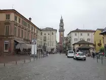 Casale Monferrato, historische Geb�ude an der Piazza Castello (06.10.2018)