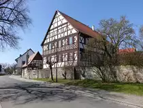 Gauerstadt, altes Pfarrhaus in der Billmuth�user Stra�e (08.04.2018)