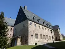 Kloster M�nchr�den, ehem. Refrektorium, erbaut 1516 als Wohn- und Speisehause f�r die M�nche, wird seit 1980 als evangelisches Gemeindehaus genutzt. (08.04.2018)