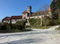 Schloss Hohenstein, erbaut ab 1306 durch Gr�fin Jutta von Henneberg, Umbau 1573 von Michael von Lichtenstein im Stil der Renaissance (08.04.2018)