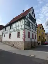 Oberaltertheim, Fachwerkhaus im G�sslein (15.04.2018)