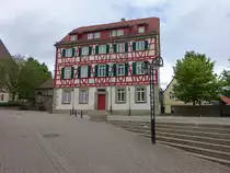 Kuppingen, historisches Pfarrhaus in der Stephanusstra�e (01.05.2018)
