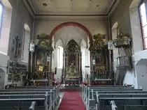 Mariabuchen, barocke Alt�re in der Wallfahrtskirche Maria Heimsuchung (12.05.2018)