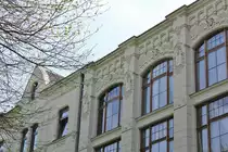 Fassaden in der Wuppertaler (Elberfelder) Nordstadt, in der N�he der Nordbahntrasse. Aufnahmedatum: 17.04.2018