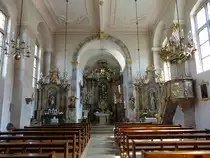 R�llfeld, barocke Ausstattung in der Pfarrkirche Maria Himmelfahrt (13.05.2018)