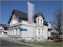 Elsfleth. Das Haus Elsfleth des Schiffahrtsmuseums (der oldenburgischen) Unterweser. Zwei weitere Museumsgeb�ude stehen in Brake. 17.04.2019