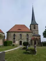 Eckersdorf, ev. Pfarrkirche St. �gidius, erbaut von 1791 bis 1795 von Carl Christian Riedel (19.05.2018)