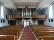 Burkhardsreuth, Orgelempore in der kath. Pfarrkirche St. Jakobus (20.05.2018)