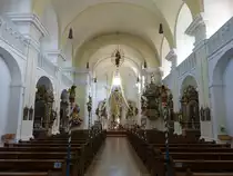 Eslarn, barocker Innenraum der Maria Himmelfahrt Kirche (20.05.2018)