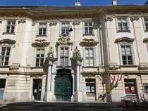 Wien, altes Rathaus in der Wipplinger Stra�e, erbaut durch Bernhard Fischer von Erlach (20.04.2019)