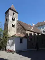 Wien, Pfarrkirche St. Ruprecht, �lteste Kirche Wiens, erbaut im 11. Jahrhundert (20.04.2019)