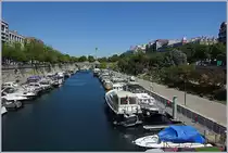 Blick in Richtung Norden auf den Kanal St-Marin mit der Bastille im Hintergrund.

15. Maii 2019