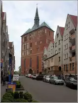 Kolobrzeg (Kolberg). Der Kolberger Dom tr�gt auch den Namen Marienkirche. Die im Zweiten Weltkrieg stark zerst�rte Kirche wurde 1316 erstmals urkundlich erw�hnt. 10.05.2019