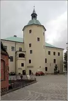 Słupsk (Stolp). Das Schloss der Pommerherz�ge wurde 1507 errichtet und in sp�teren Jahren umgebaut. Heute beherbergt das Schloss das Mittelpommersche Museum. 11.05.2019