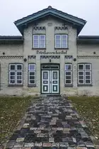 Der Eingang zum Heimatmuseum von Christian Lassen im Dorf Jardelund westlich von Flensburg. Aufnahme: 30. Mai 2019.
