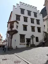 Cesky Krumlov/Krumau, Geb�ude Kaplanka in der Horni Stra�e (26.05.2019)