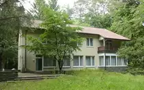 Das ehemalige Wohnhaus Erich Honeckers in der Waldsiedlung Wandlitz n�rdlich von Berlin. Aufnahme: 9. Juni 2019.